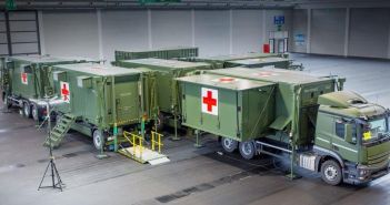 Rheinmetall komplettiert vierte Role 2 Rettungsstation für ukrainische (Foto: Rheinmetall AG)