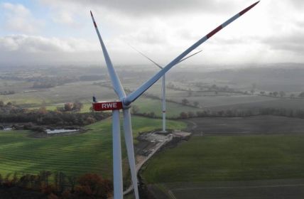 RWE nimmt modernen Windpark Lasbek in Betrieb nach (Foto: RWE.)